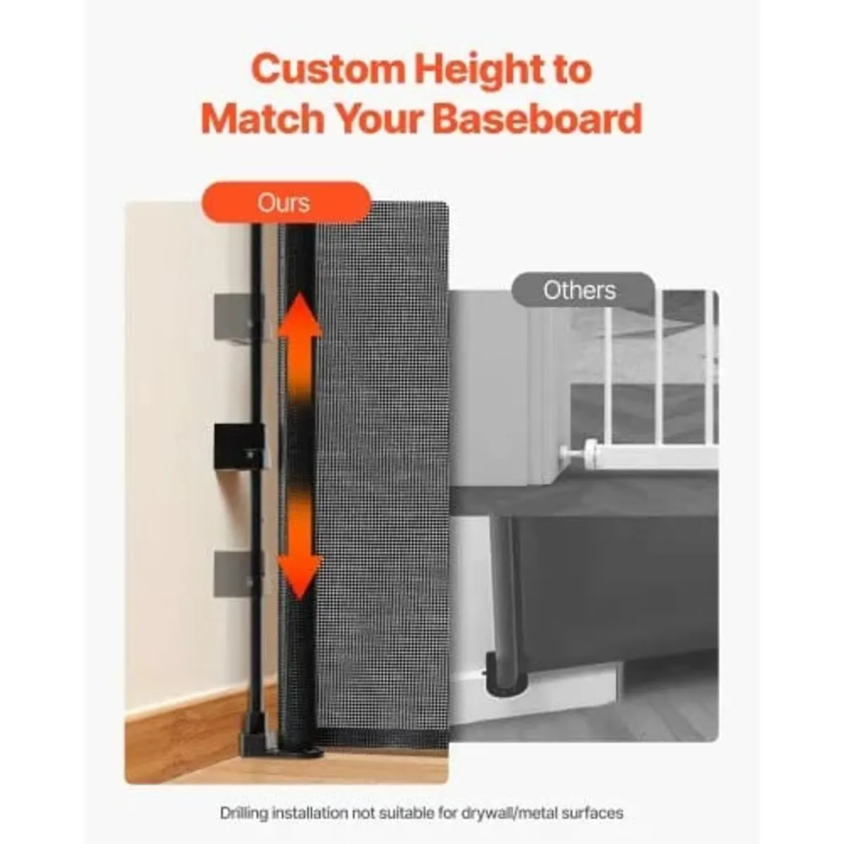 Retractable Baby Gate, Extends to 1450 mm Wide, 98 - Image 4