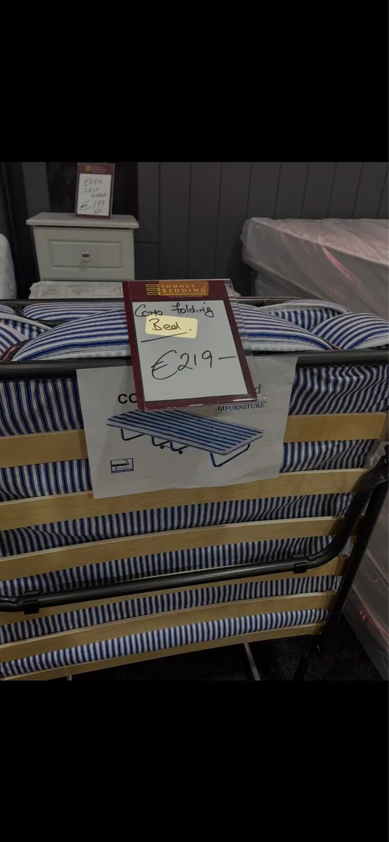 Single foldable bed - Image 1
