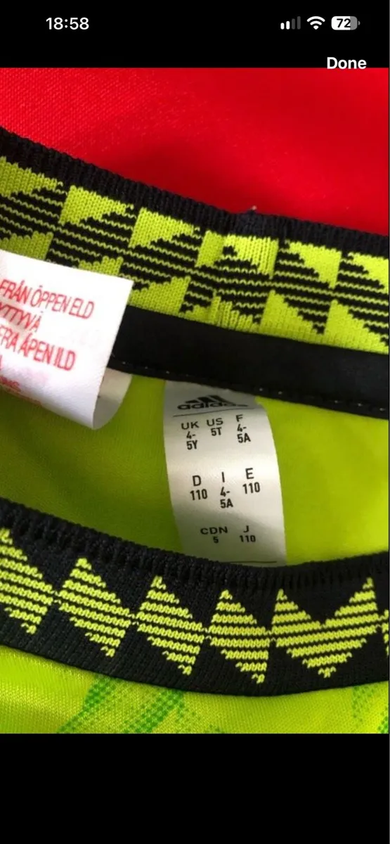 Boys / Girls Manchester United suit age 4/5 €10 - Image 2