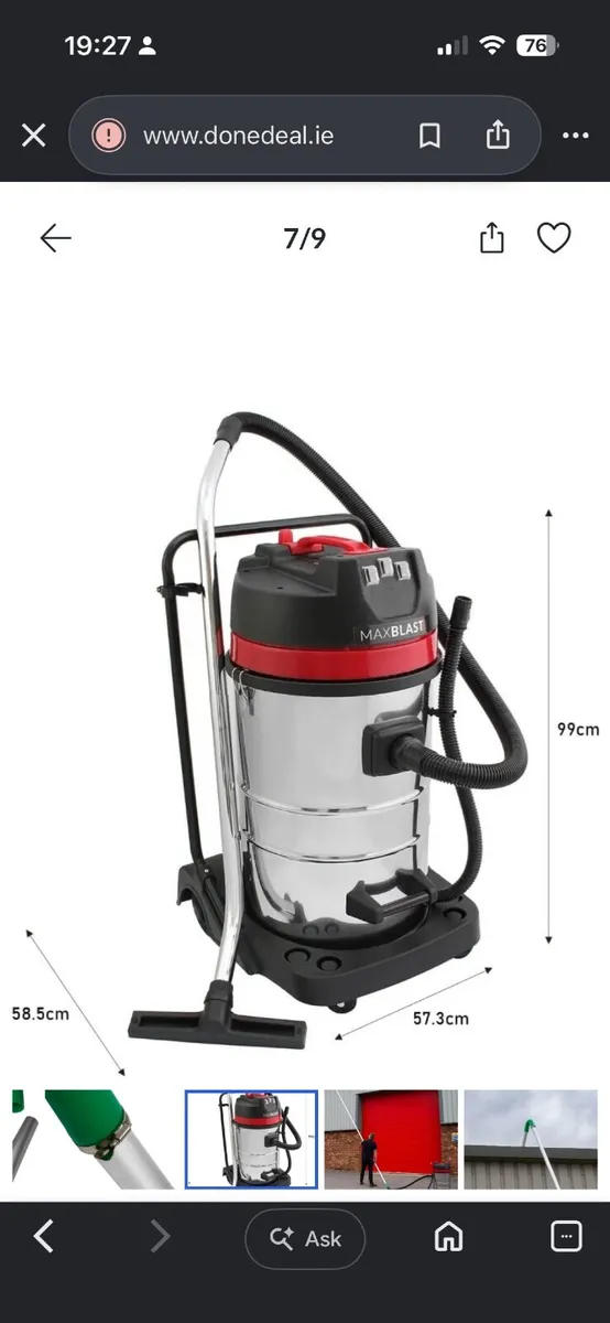 Gutter cleaner vacuum - Image 1