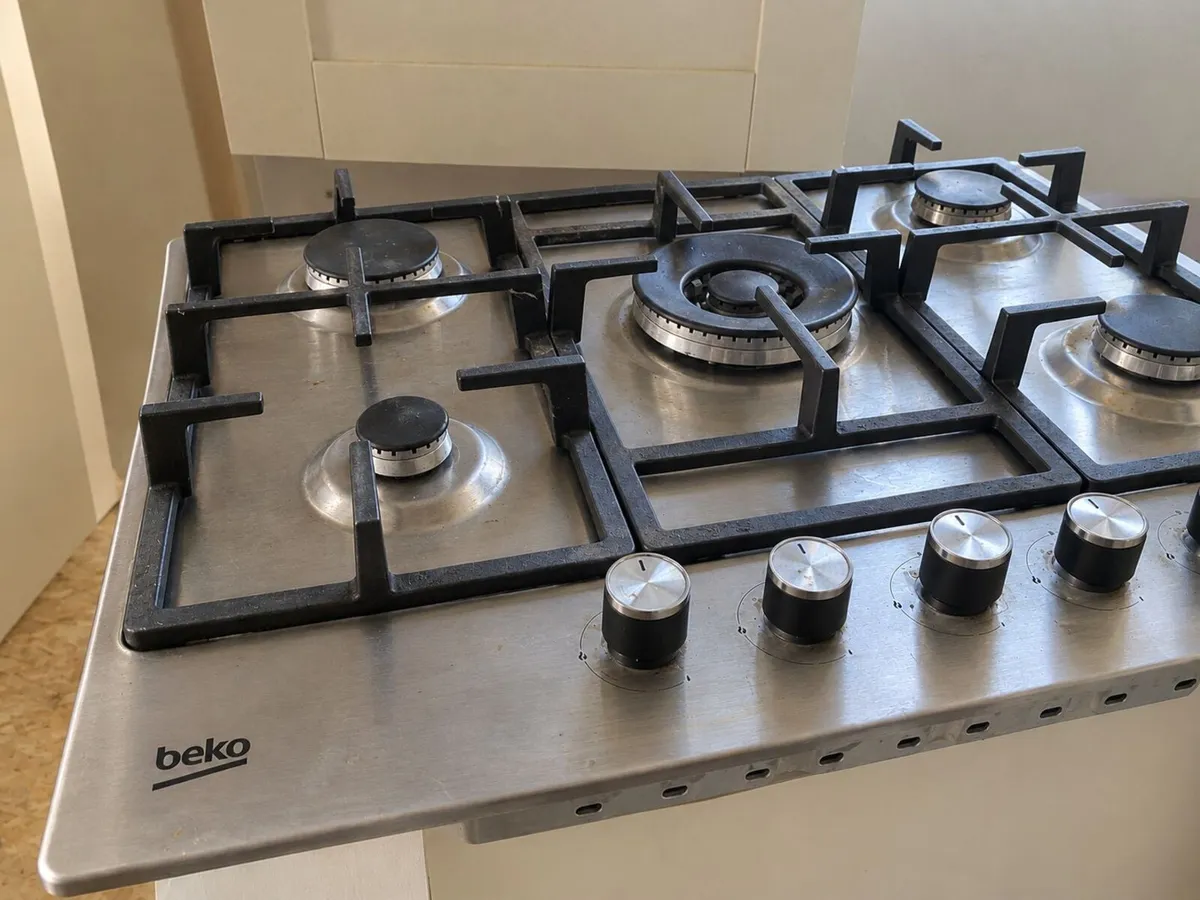 BEKO Pro 75 cm Gas Hob - Stainless St - Image 1