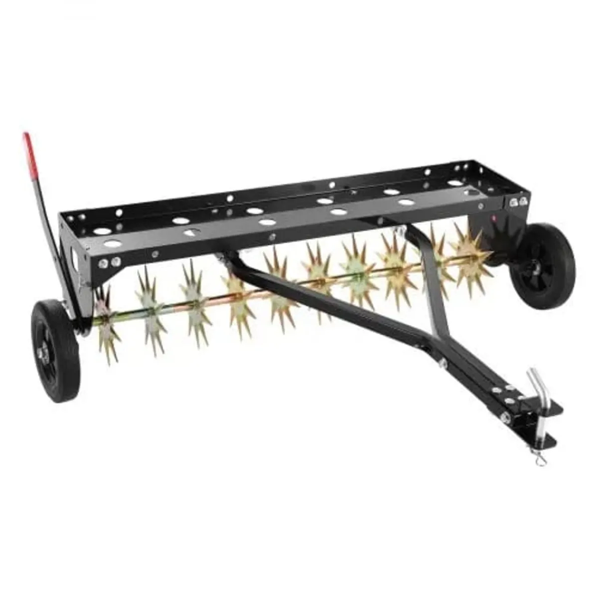 Tow Behind Plug Aerator, 32 in Lawn Spike Aerator - Image 1