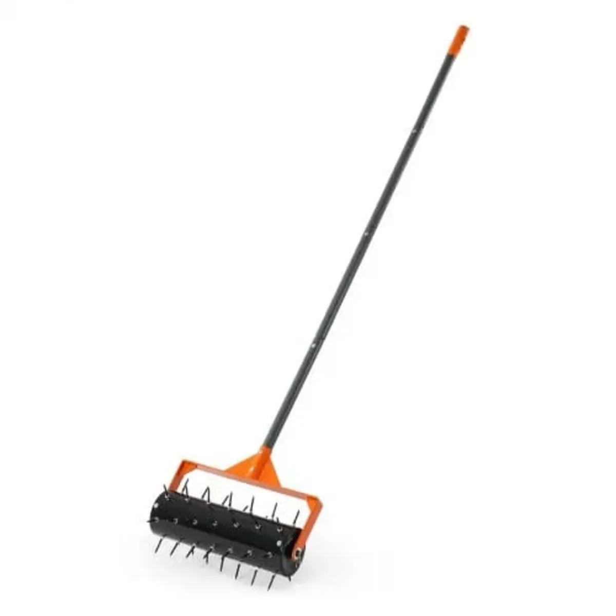 Rolling Lawn Aerator, 15 in Manual Push Aerator Ro - Image 1