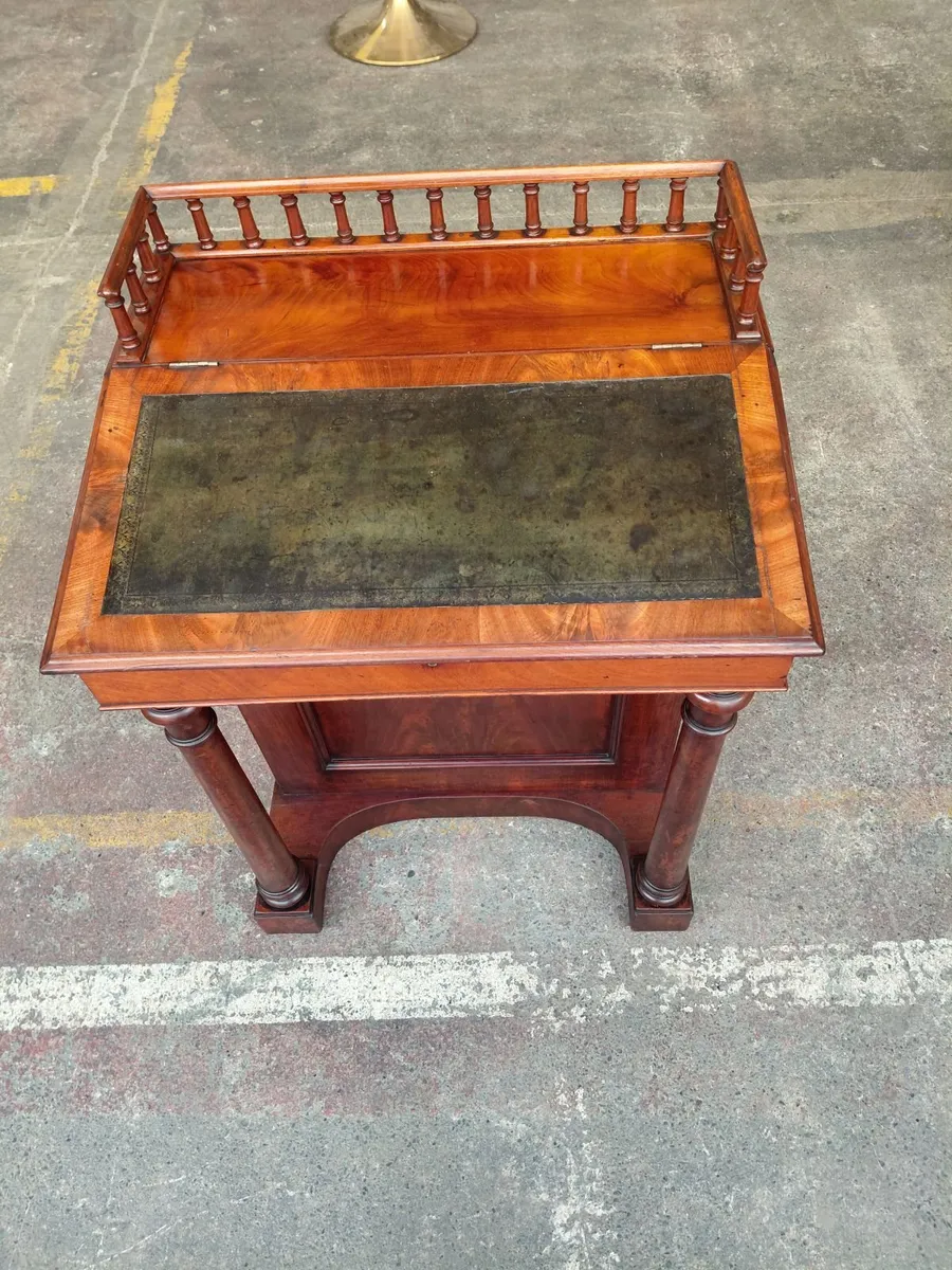 Antique Walnut Davenport / Writing Desk Delivery - Image 2