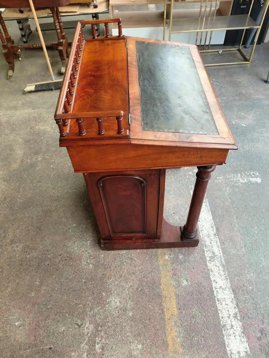 Antique Walnut Davenport / Writing Desk Delivery - Image 3