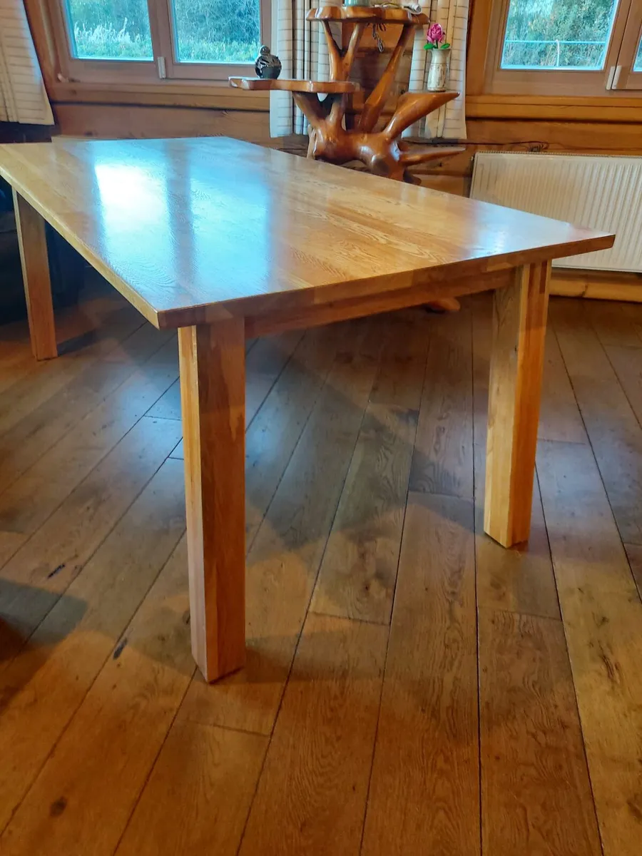 Solid Oak Table - Image 3