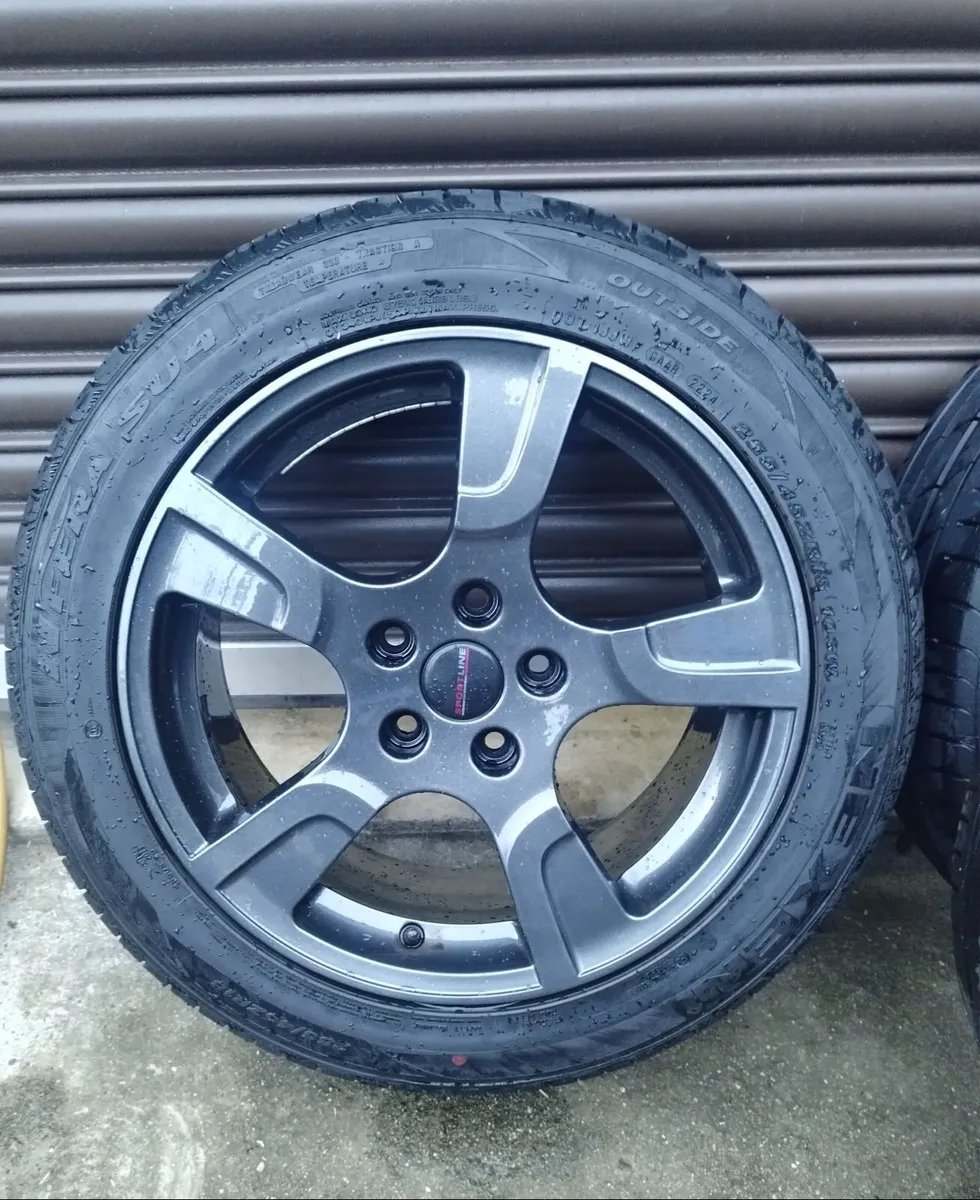 VW T6.1,T5 Genuine 18" Sportline Alloys - Image 1