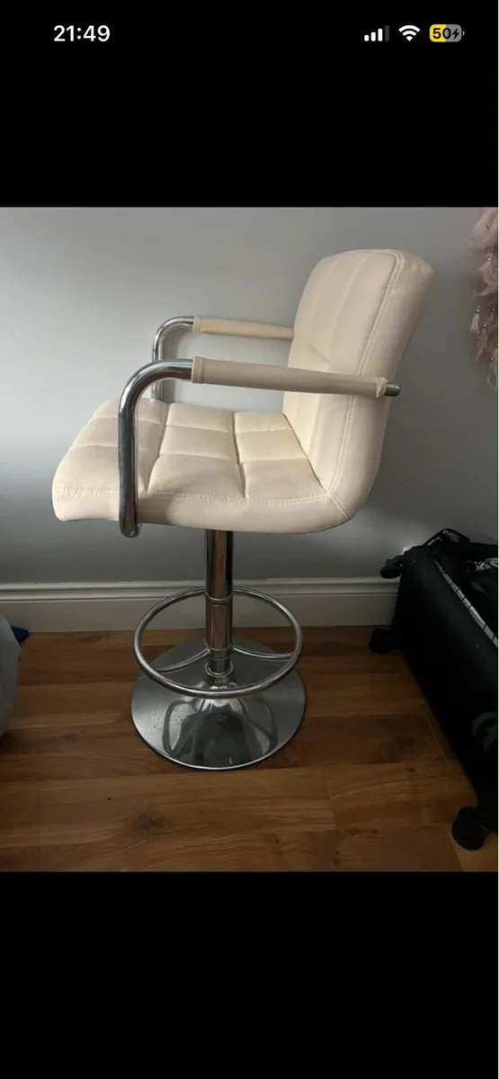 Swivel chair - cream - Image 2