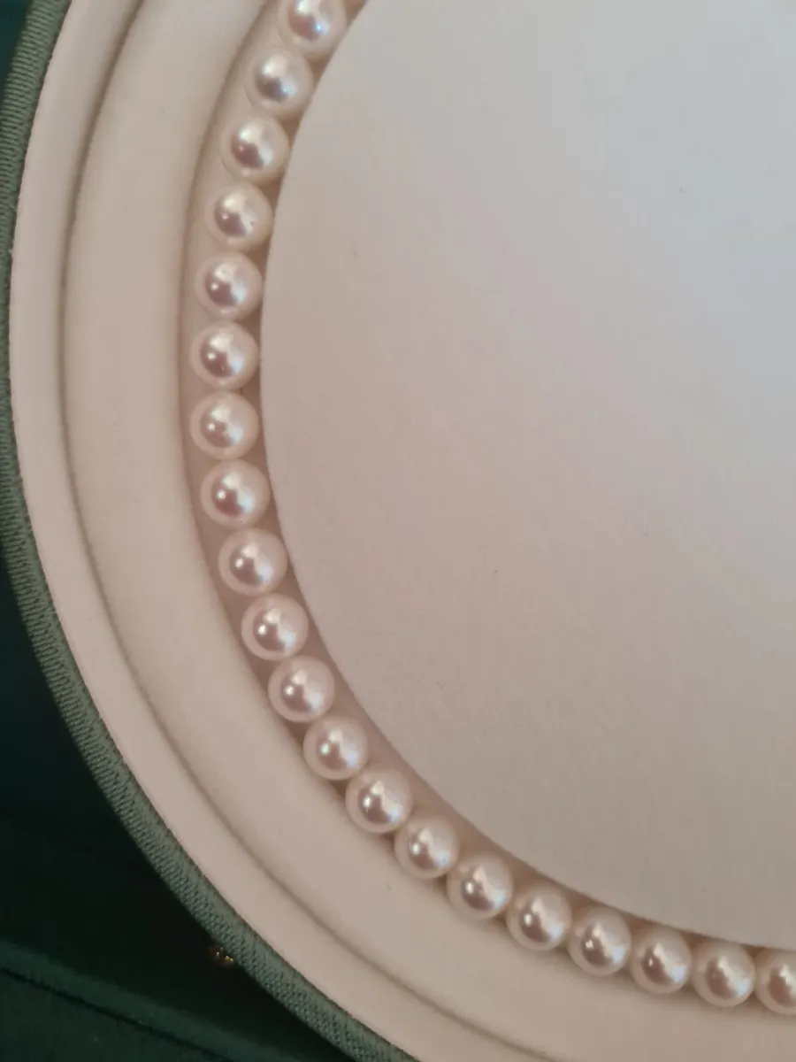 Xmas Gift Japanese Akoya Pearl Necklace (Branded) - Image 4