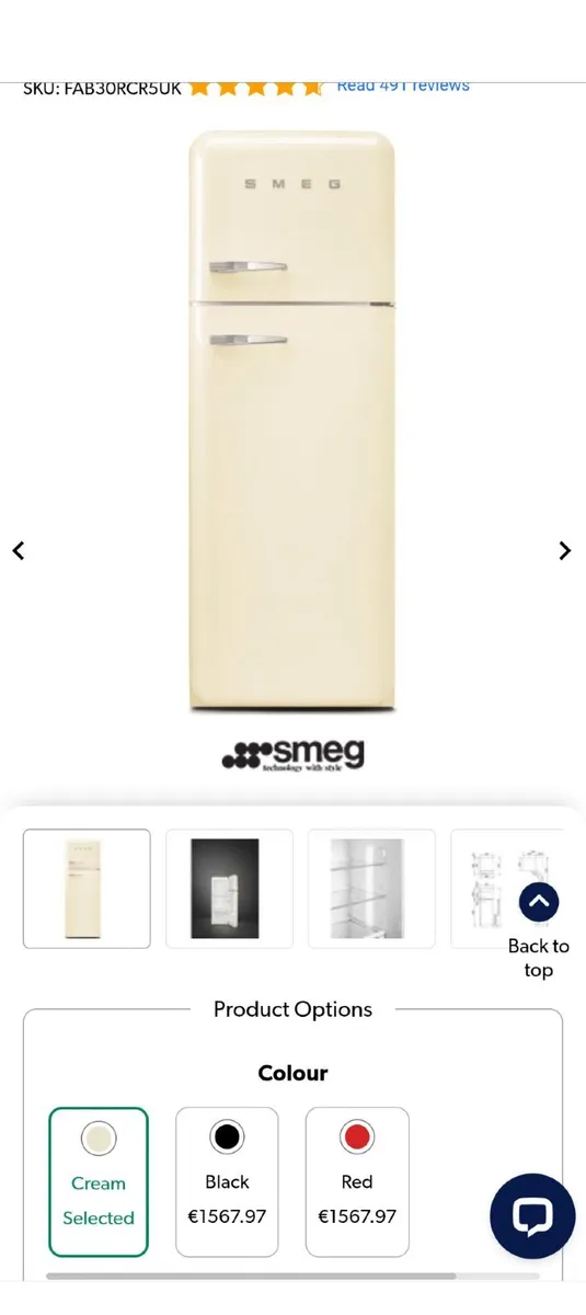 Smeg fridge - Image 3