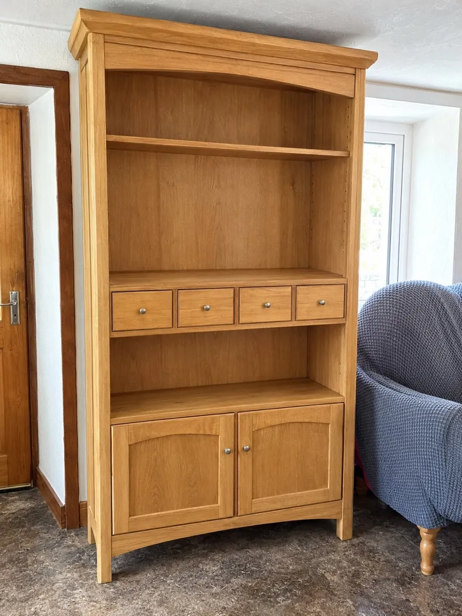 Honey pine bookcase - Image 1