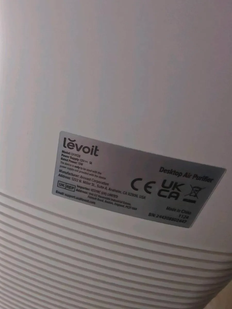 Levoit LV H128 Desktop Air Purifiers - two forsale - Image 3
