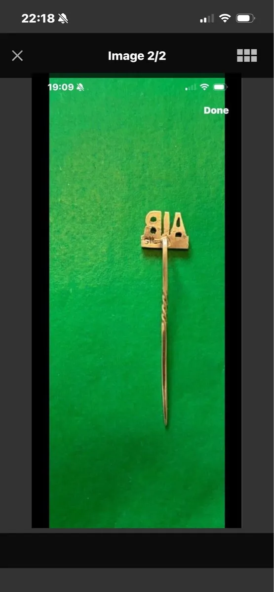 Silver AIB Lapel Pin - Image 2