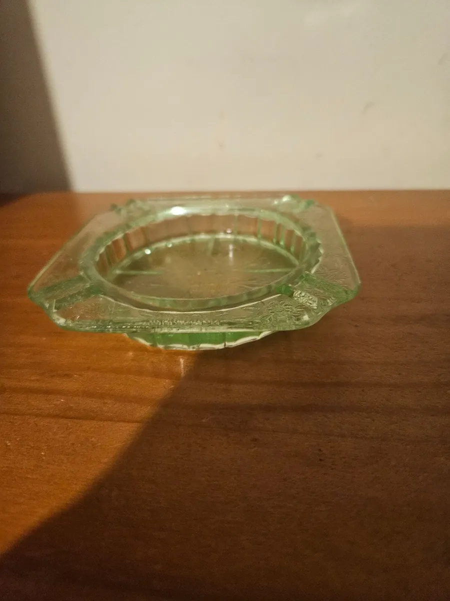 Vintage Retro Green Ashtray - Image 3