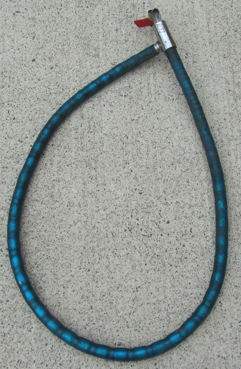 Heavy-duty plastic-coated bike lock