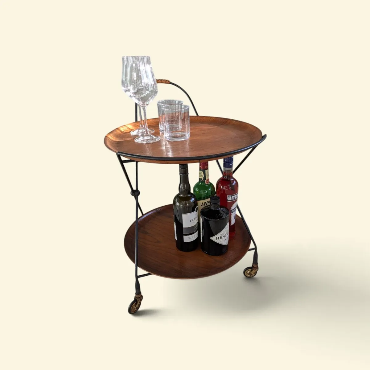 Paul Nagel for JIE Gantofte Drinks Trolley - Image 4
