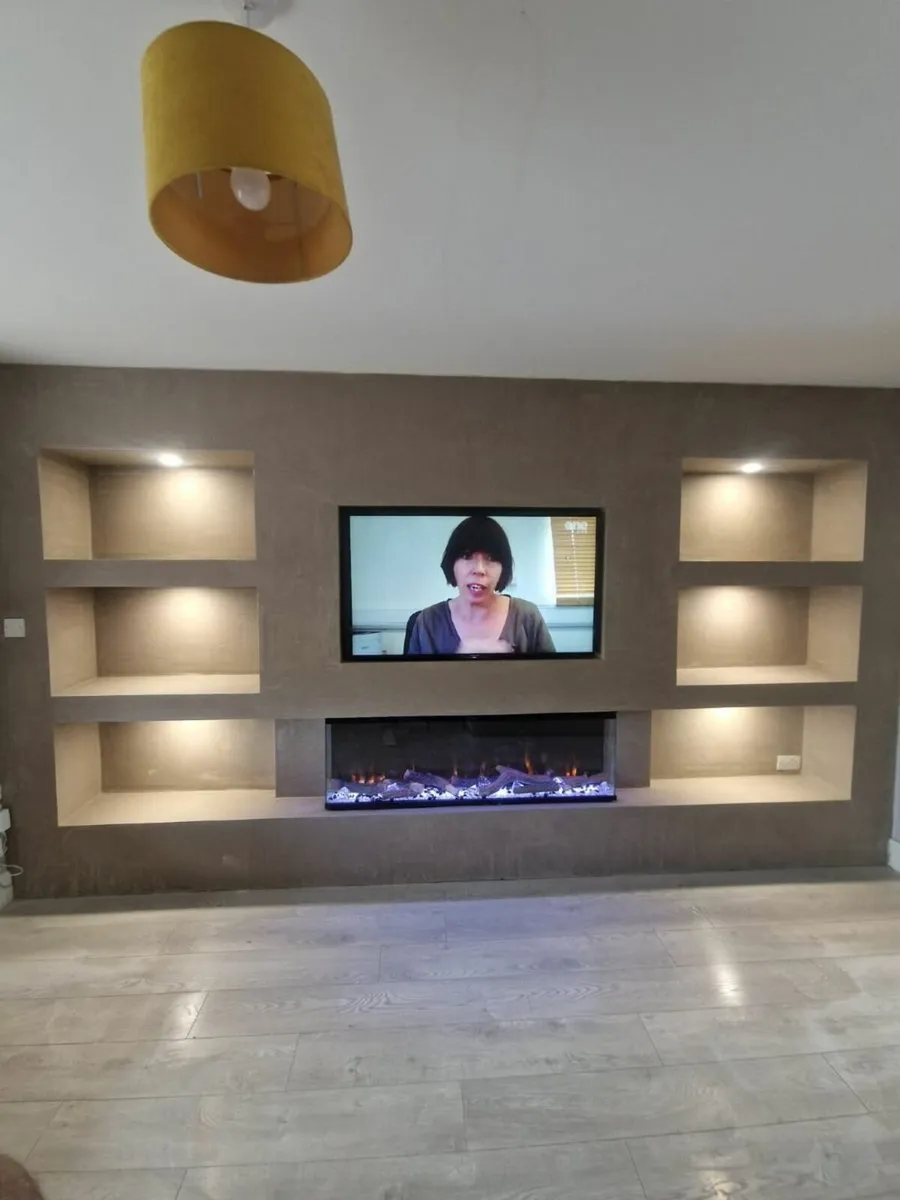 3 sides electric fireplace. 25% OFF. FREE delivery - Image 3