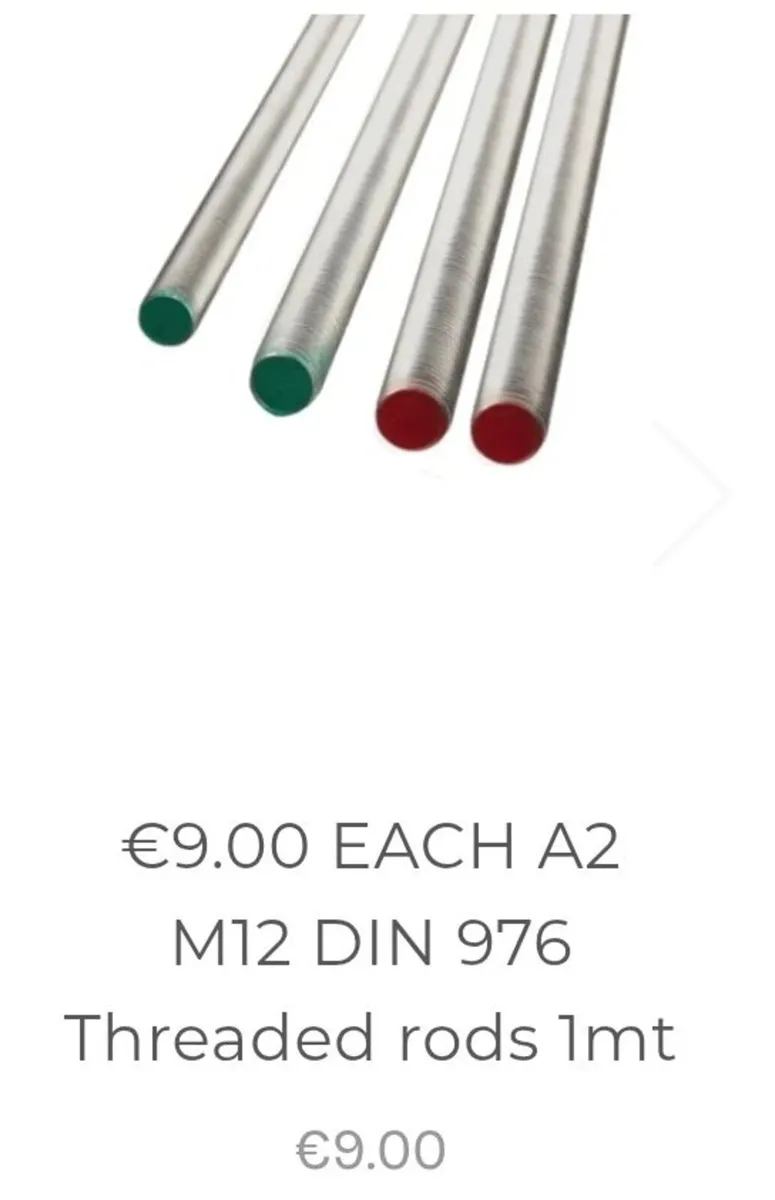 M12 stainless steel bar