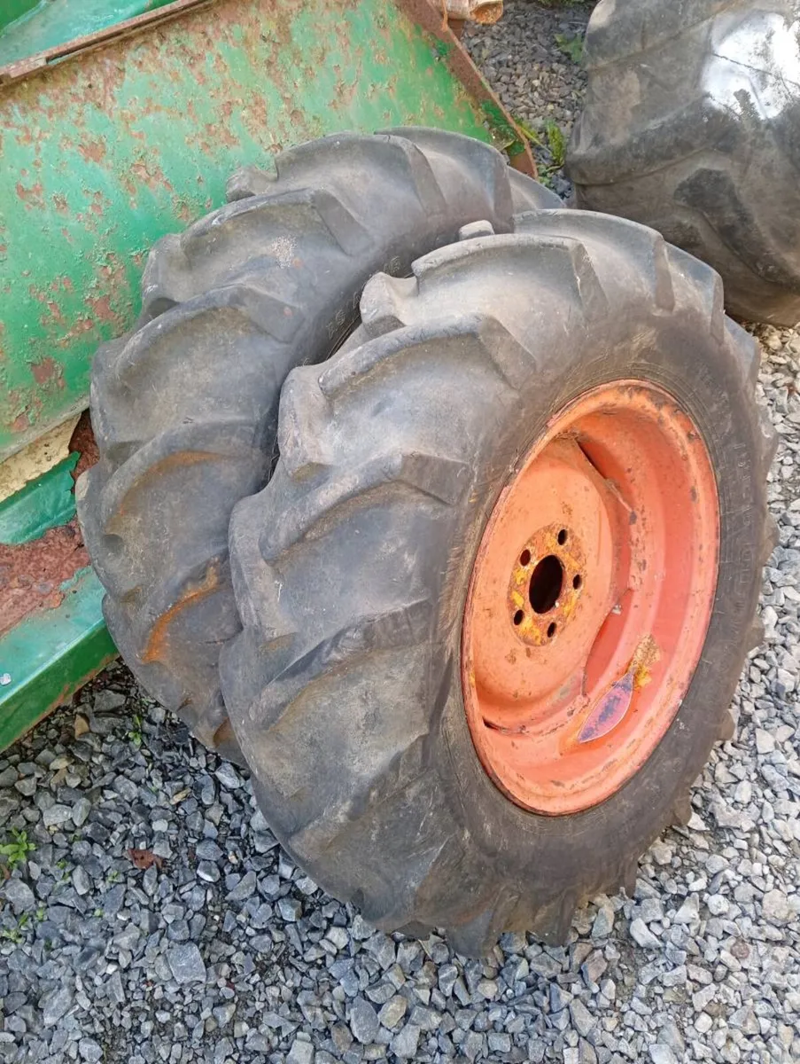 Kubota compact wheels & Grassland tyres - Image 1