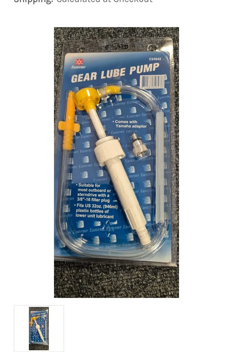 €7.95 outboard gear oil pump