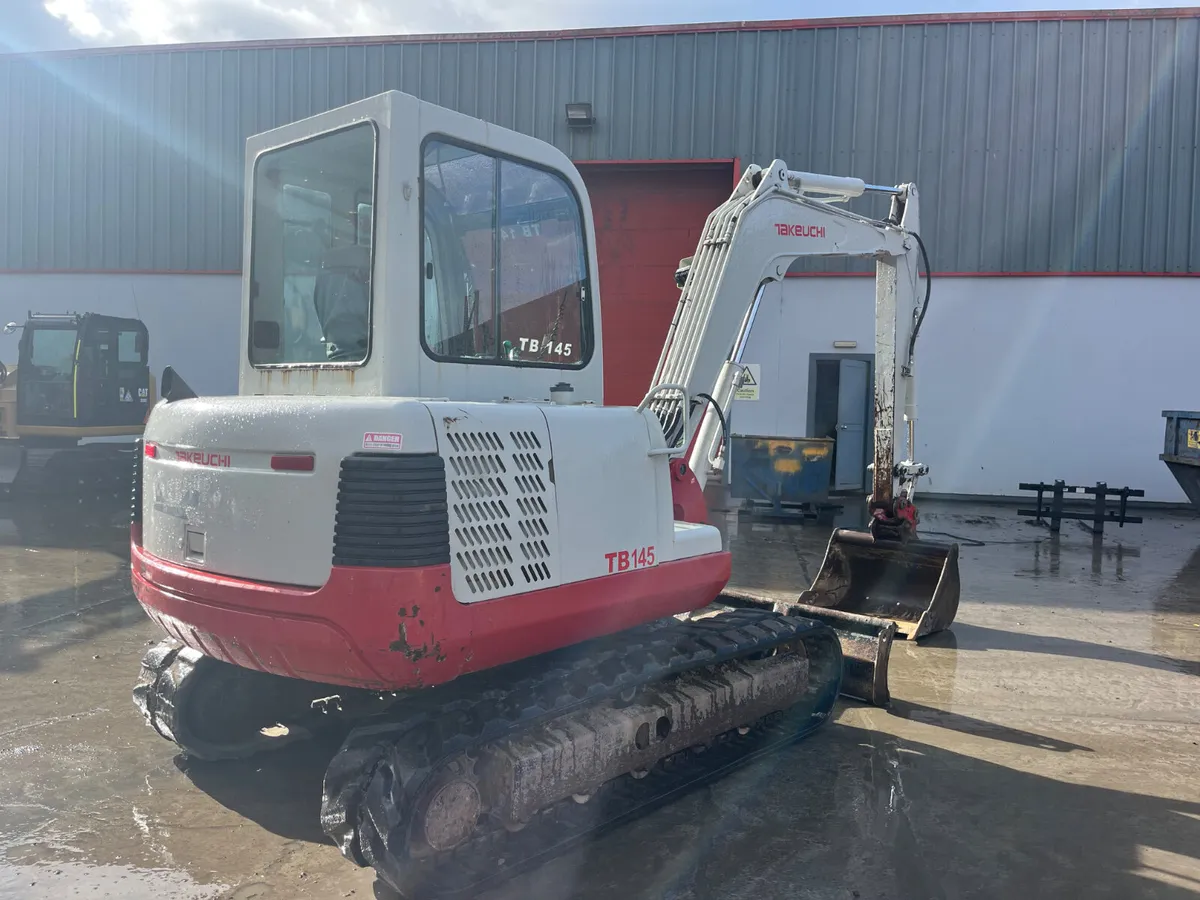 Takeuchi TB145 Mini Excavator - Image 4