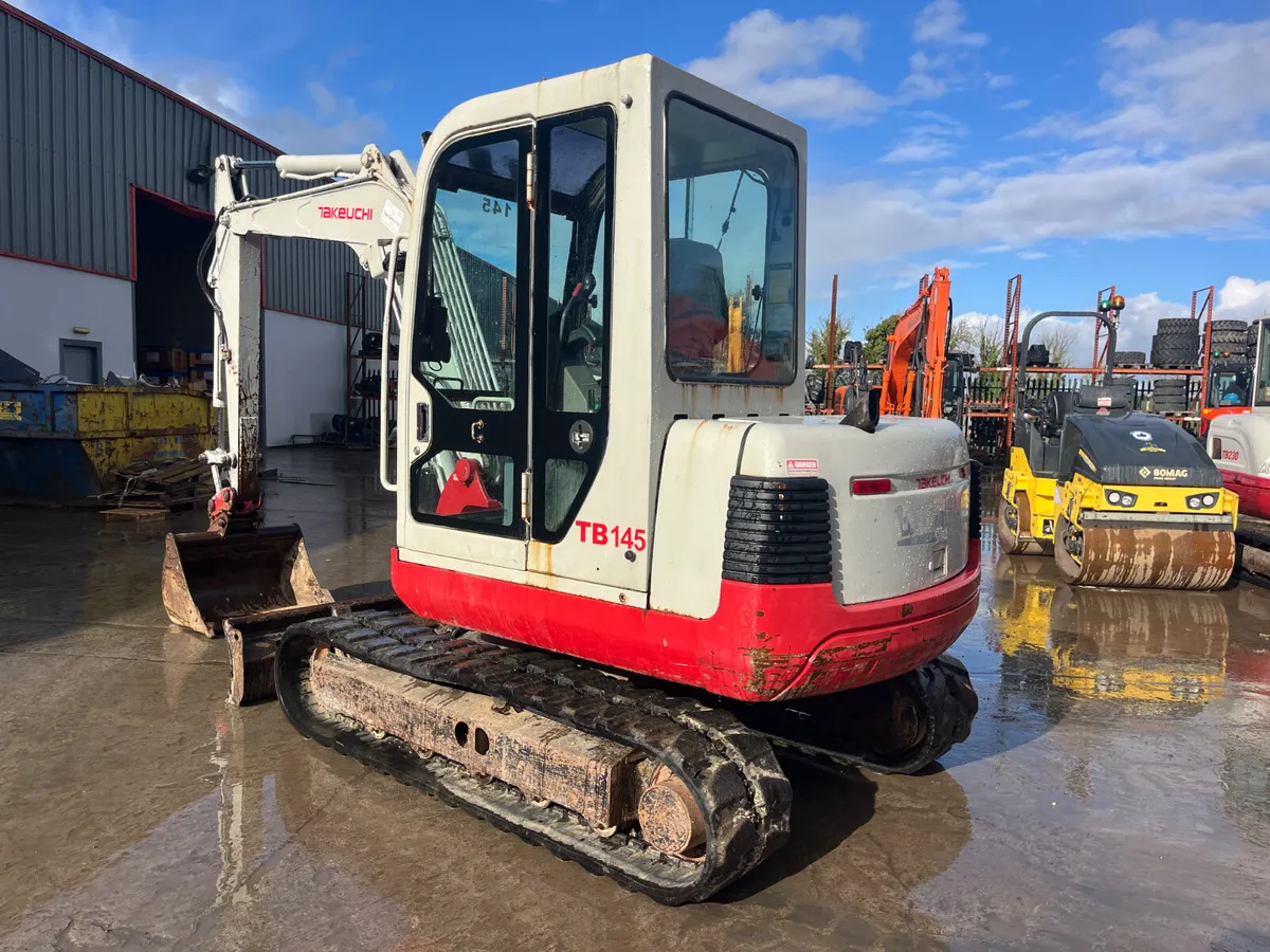Takeuchi TB145 Mini Excavator - Image 3