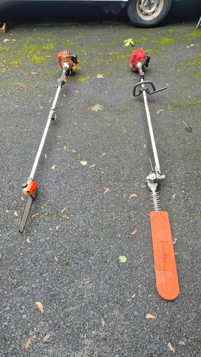 Pole Mounted Chainsaw & Hedge Trimmers - Image 1
