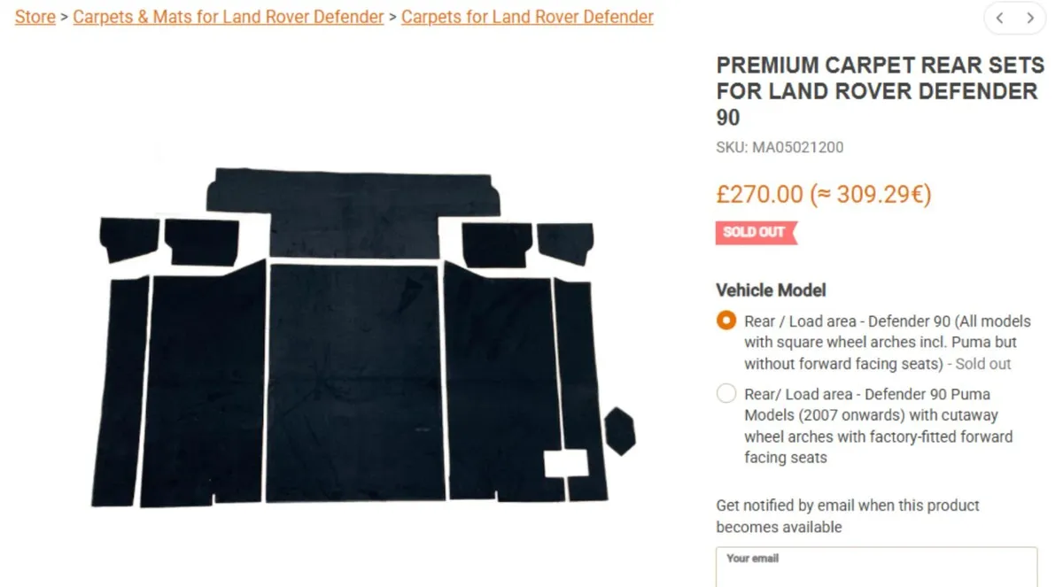 Defender 90 parts - Image 2