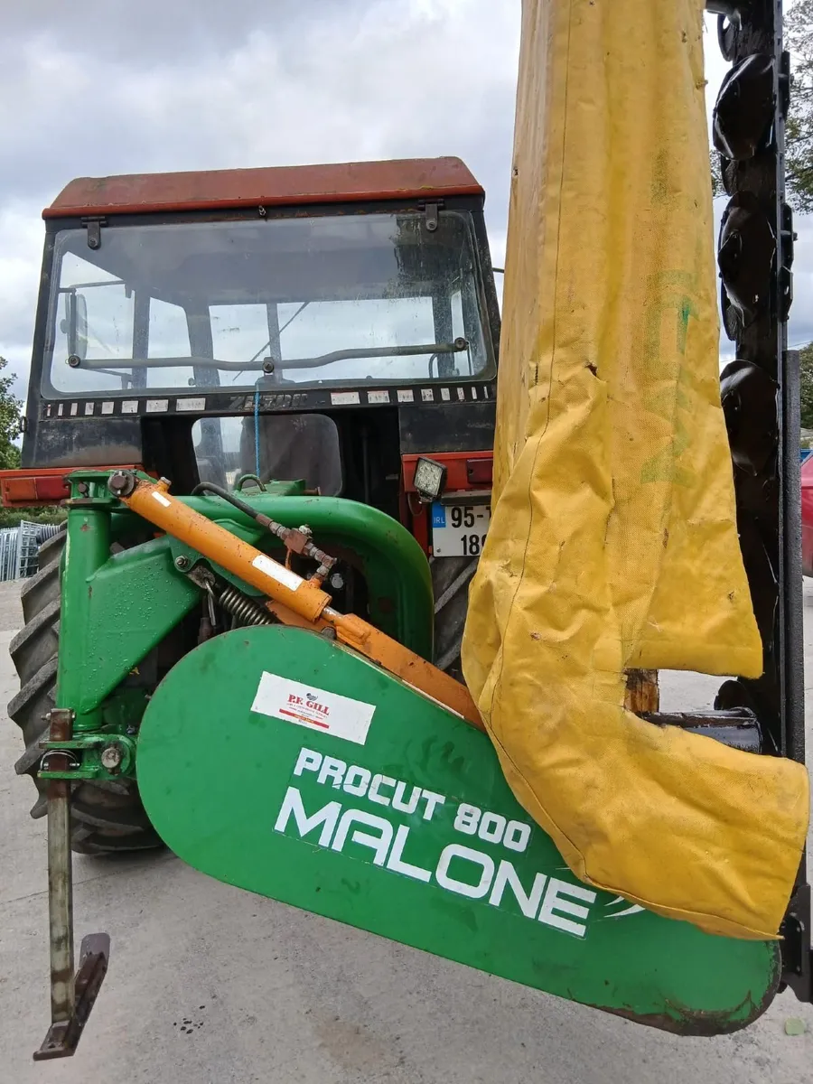 S/H MALONE PRO-CUT 800, 8FT DISC MOWER. - Image 1