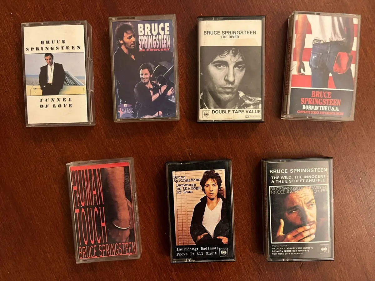 Bruce Springsteen cassette tapes collection