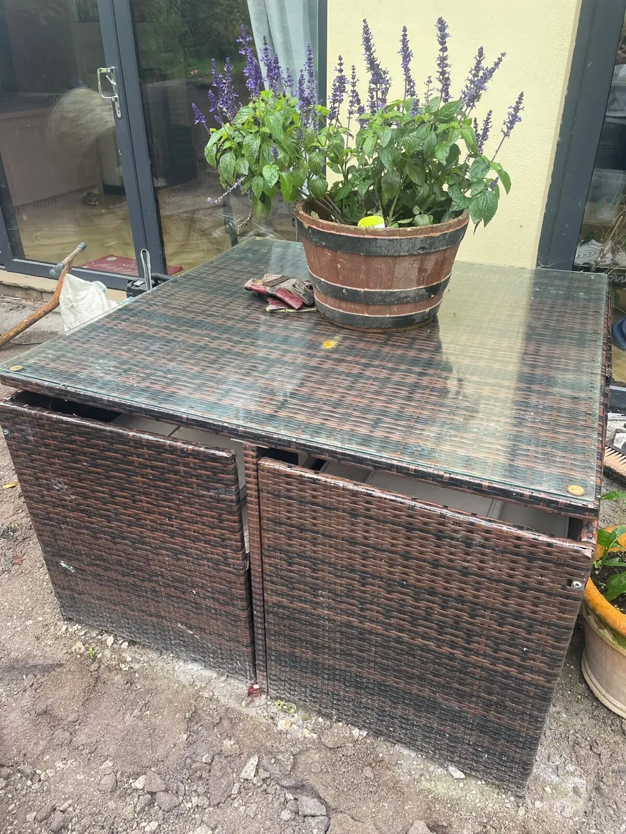 Rattan Cube garden set - Image 1