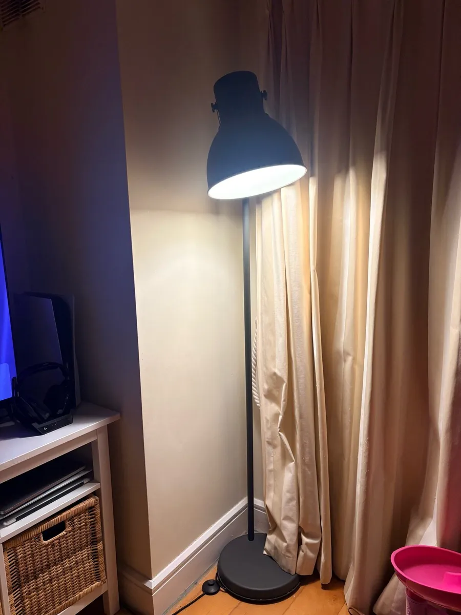 IKEA HEKTAR Floor Lamp – Dark Grey - Image 1