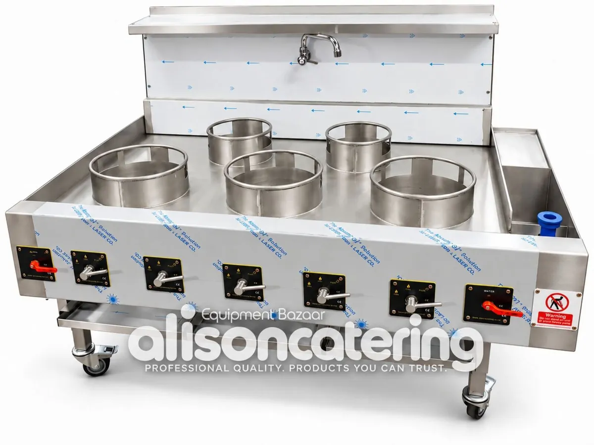 Commercial Chinese Wok Cookers – From 1 Burner - Image 1