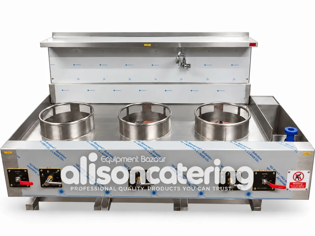 Commercial Chinese Wok Cookers – From 1 Burner - Image 4