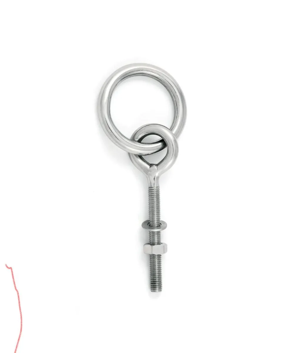 Wow €9.00 Lake boat stainless steel eye ring bolt