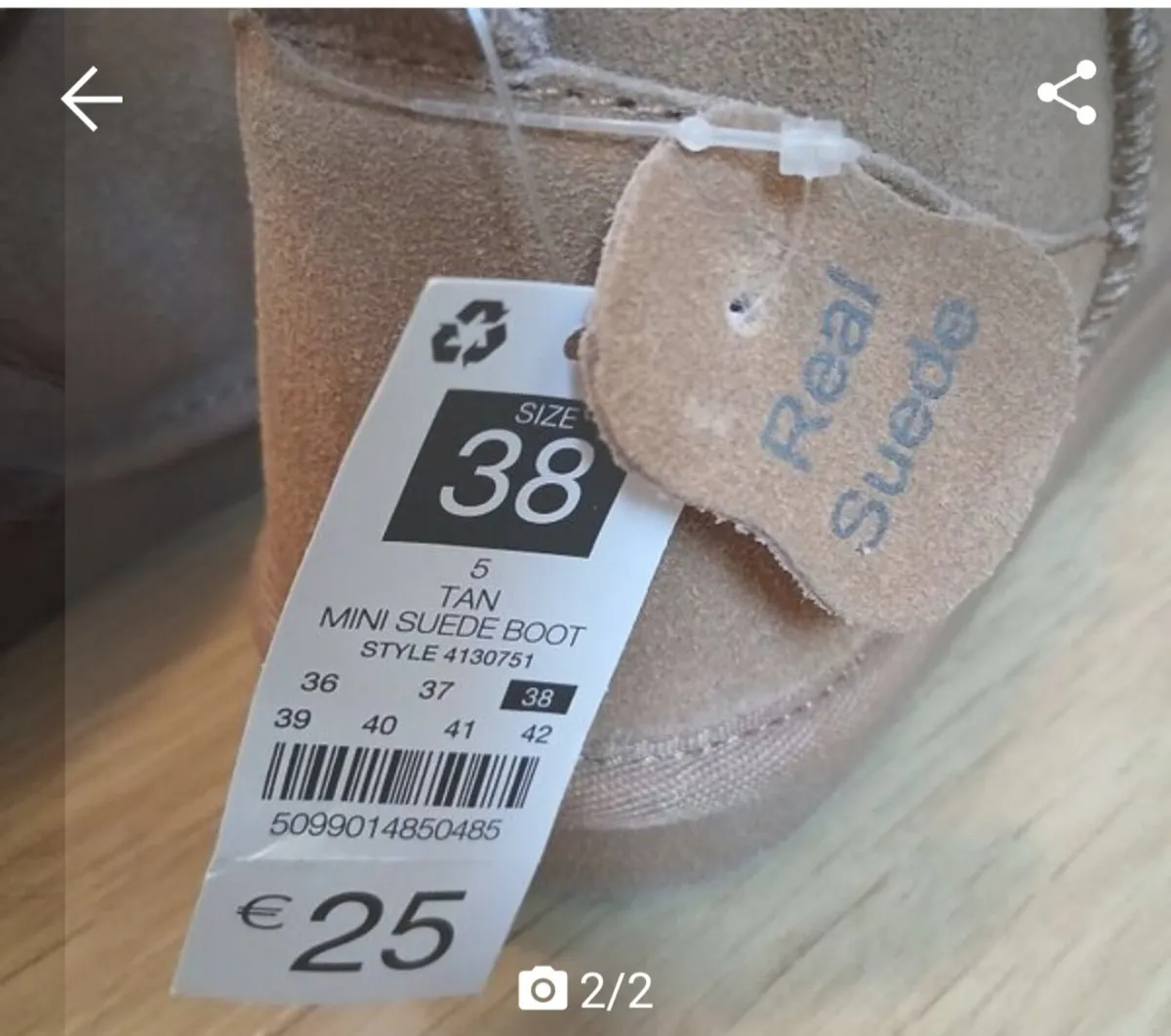 Suede boots - Image 1