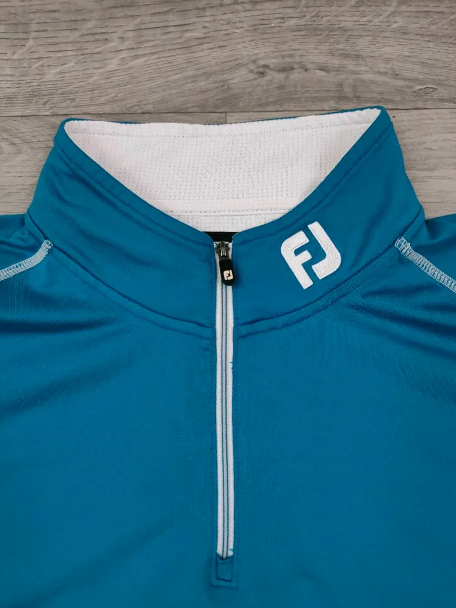 FootJoy FJ Half Zip Golf Jumper Mens Medium - Image 3