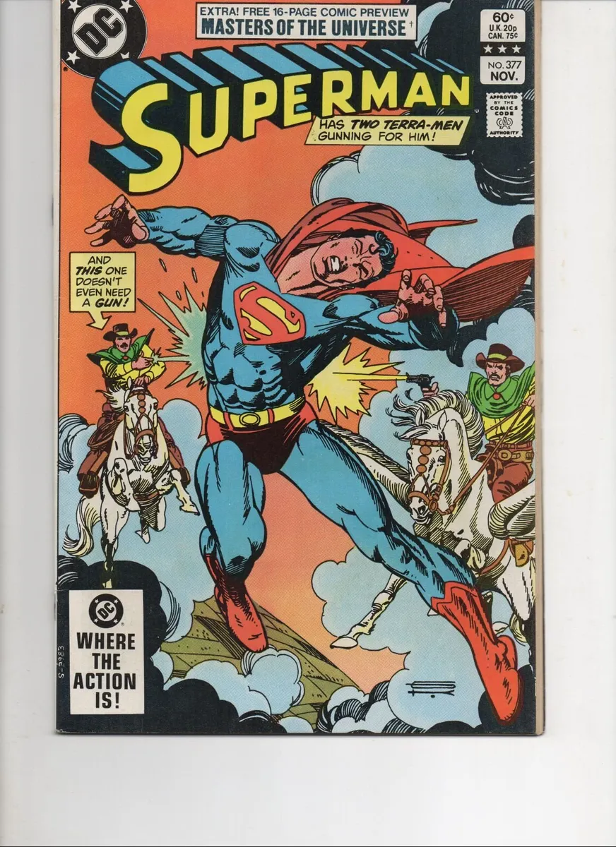 SUPERMAN #377 Terra Times Two 1982 DC BRONZE AGE - Image 1