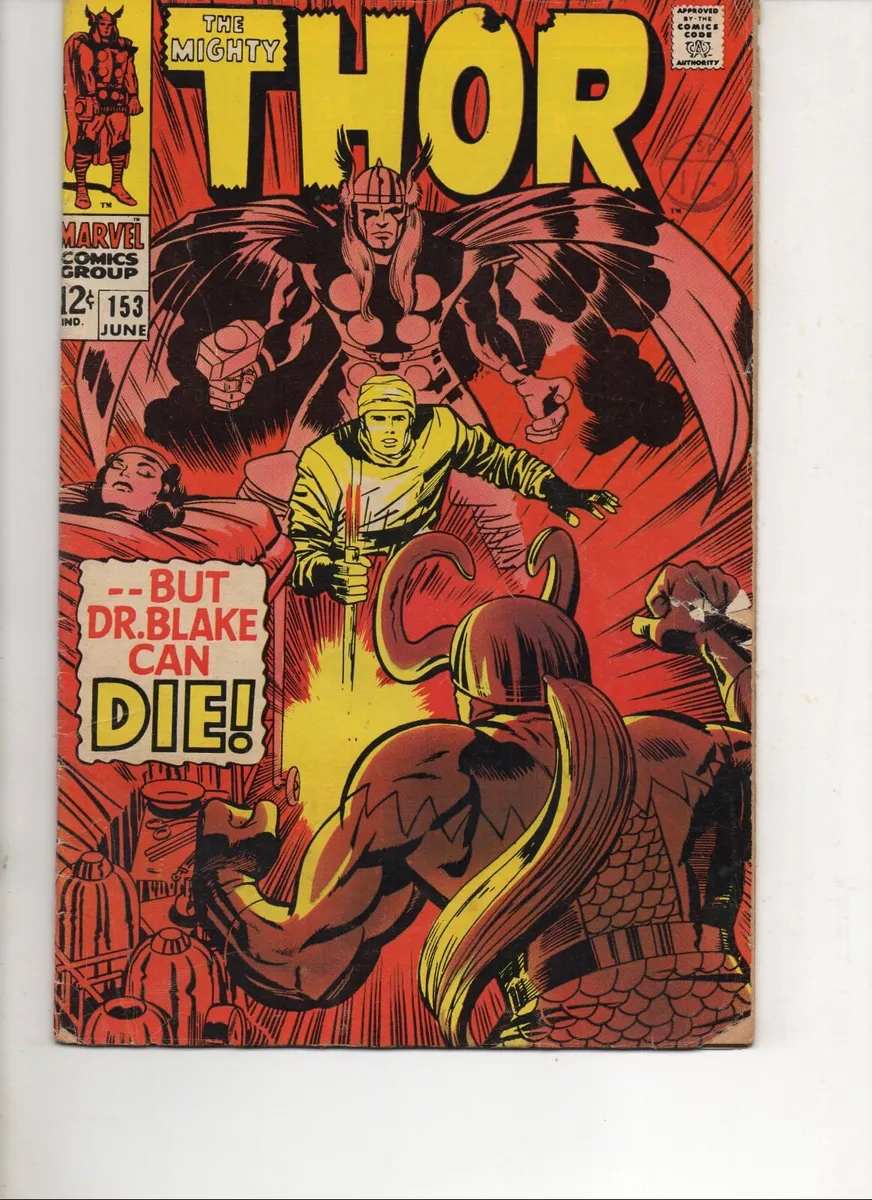THOR #153 But Dr. Blake Can Die 1968 MARVEL - Image 1
