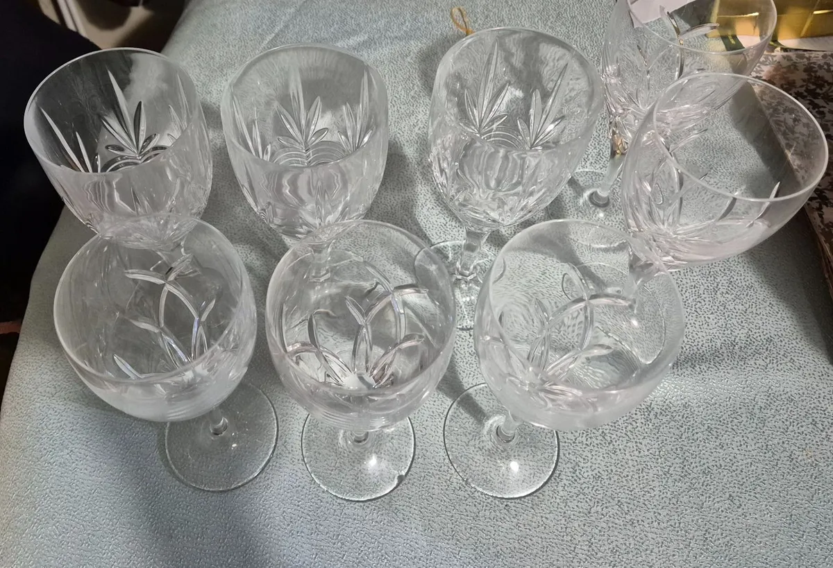 Crystal goblets