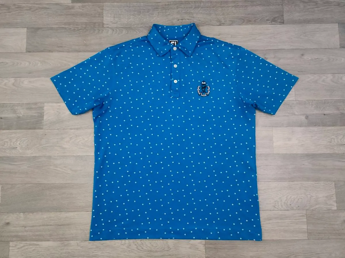 FootJoy FJ Floral Patterned Golf Polo Shirt XL - Image 1