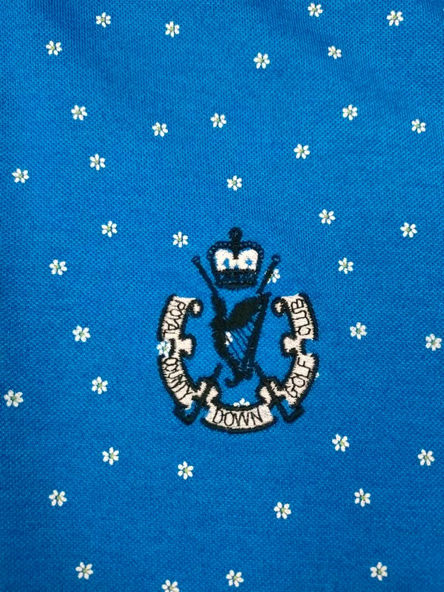 FootJoy FJ Floral Patterned Golf Polo Shirt XL - Image 3