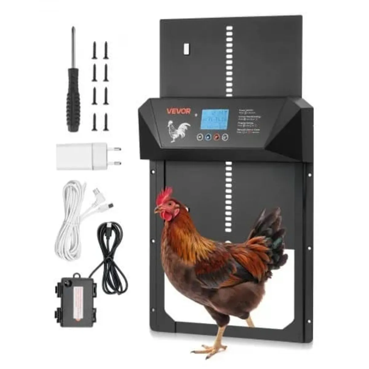 Automatic Chicken Coop Door, DC & Battery Powered - Image 1