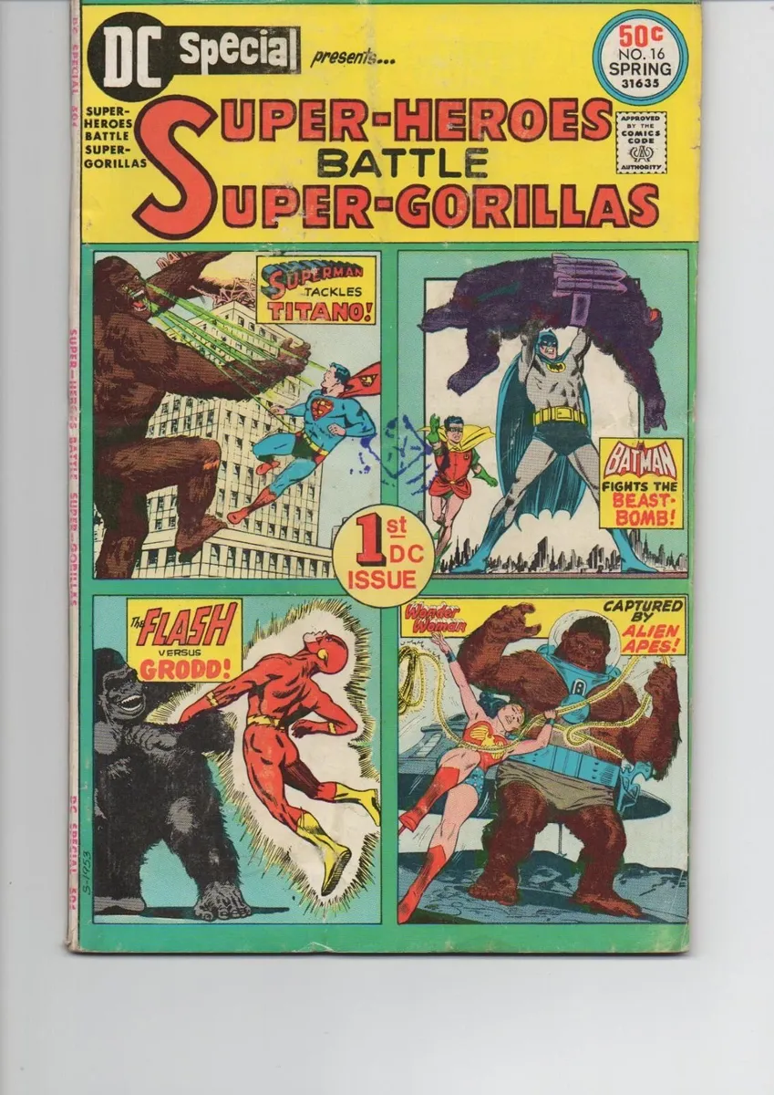 DC SPECIAL #16 Batman Battles the Living Beast-Bom - Image 1
