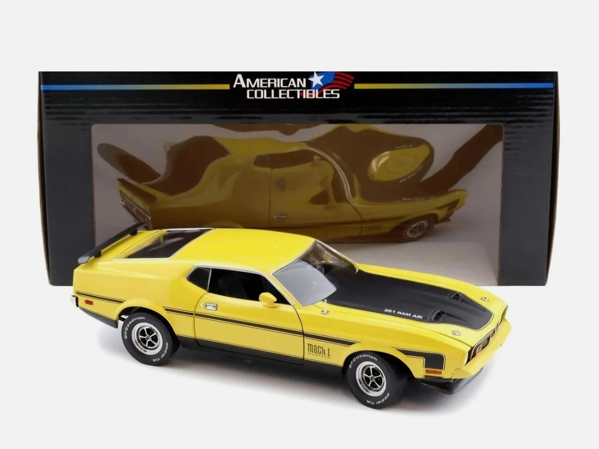 Ford Mustang Mach 1 Ram Air 351 - 1971 - 1/18  NEW - Image 4