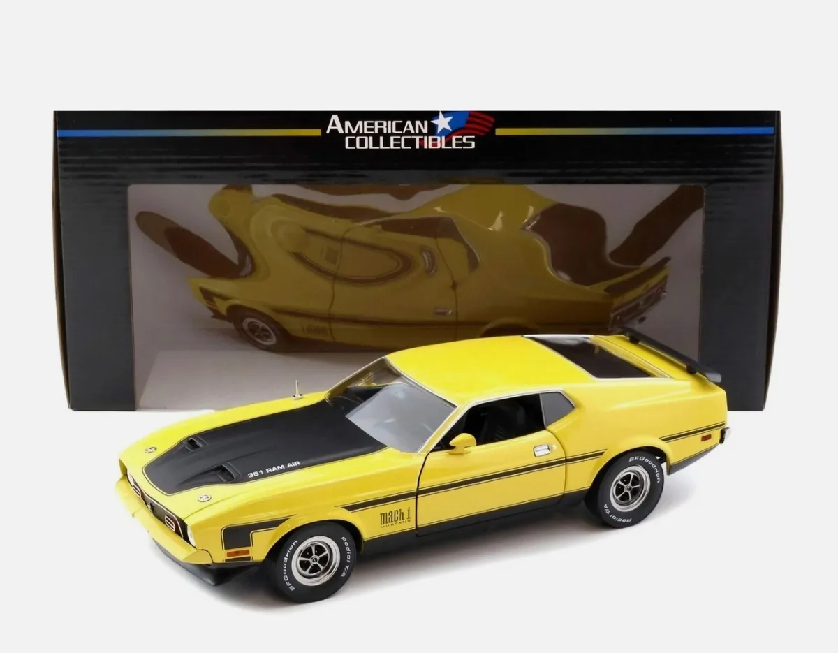 Ford Mustang Mach 1 Ram Air 351 - 1971 - 1/18  NEW - Image 1