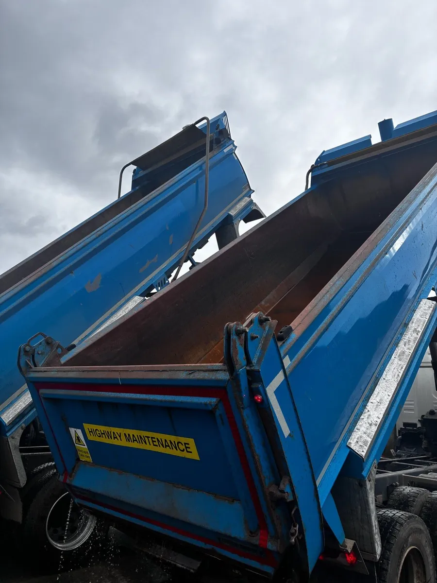 2 x scania p410 xt steel body tipper 2018 - Image 4