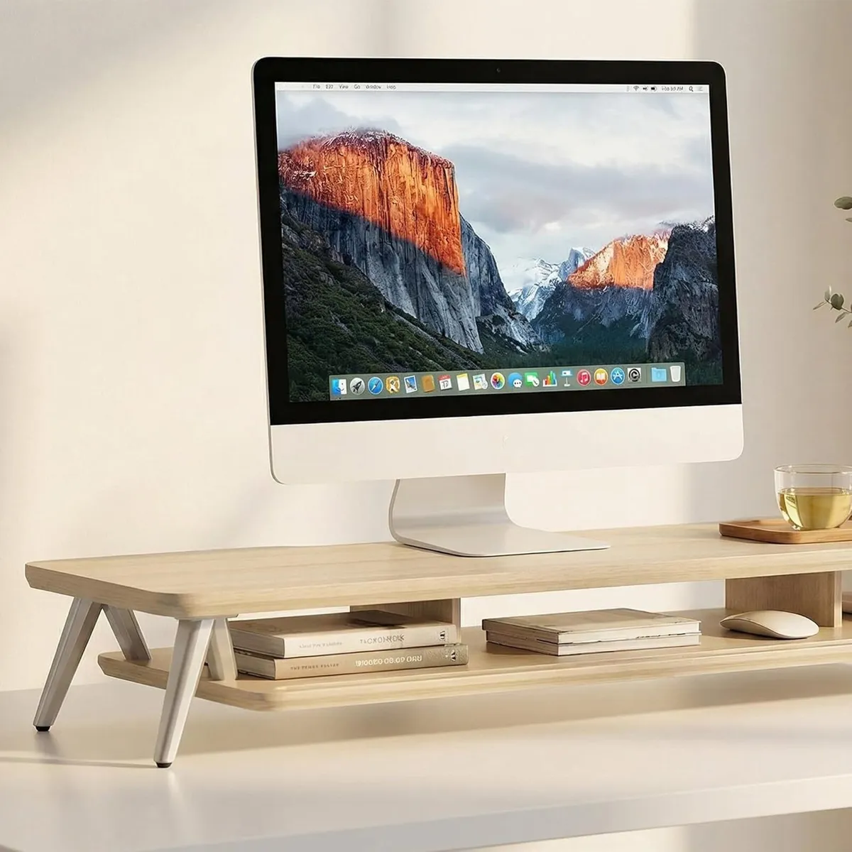 Monitor Stand Riser for Laptop PC TV Desk - Image 3