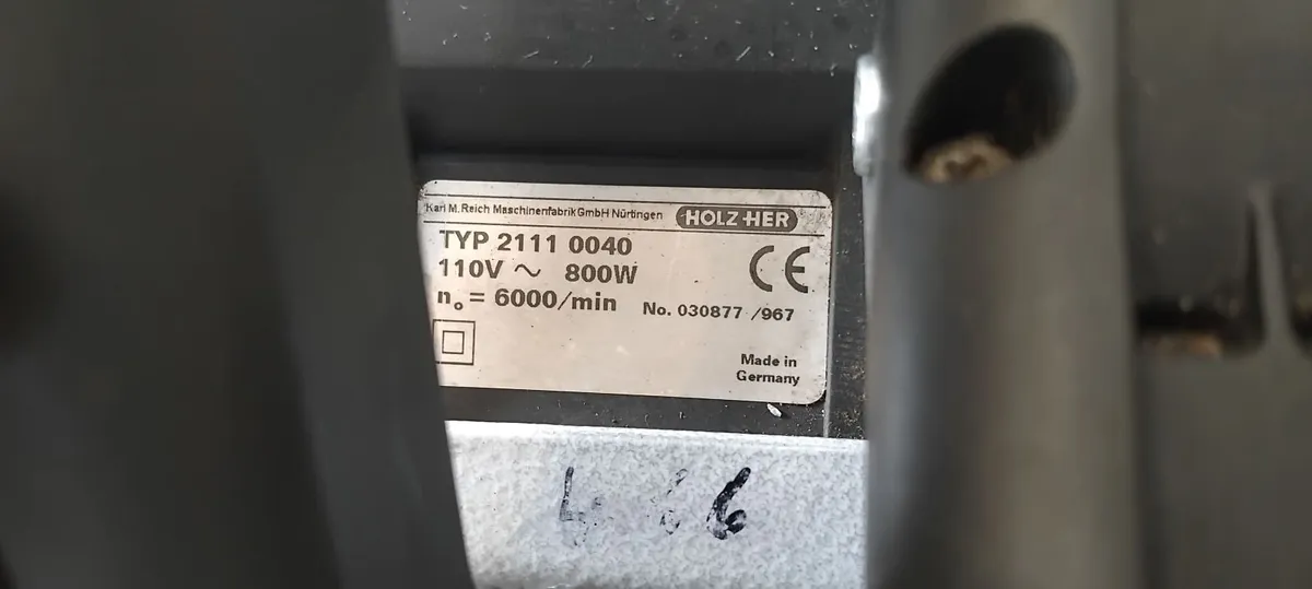 Holz-her 2111 Plunge Saw 110v - Image 4