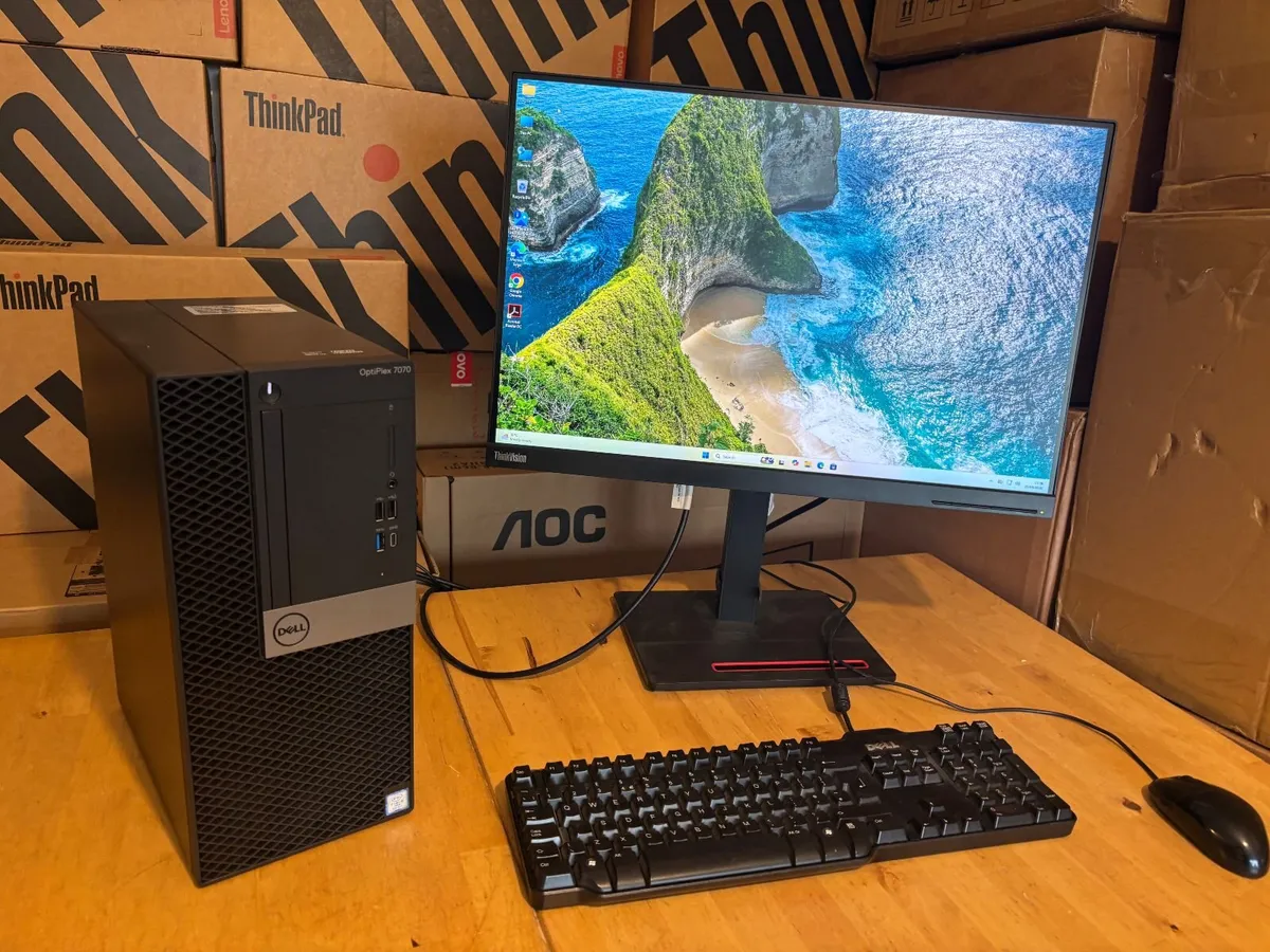 Dell Optiplex 7070 Complete PC-i7-16Gb-24" Screen - Image 3